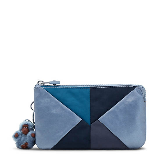 Bolsas Kipling Creativity Large Classic Pouch Azules Grises | MX 2075EB